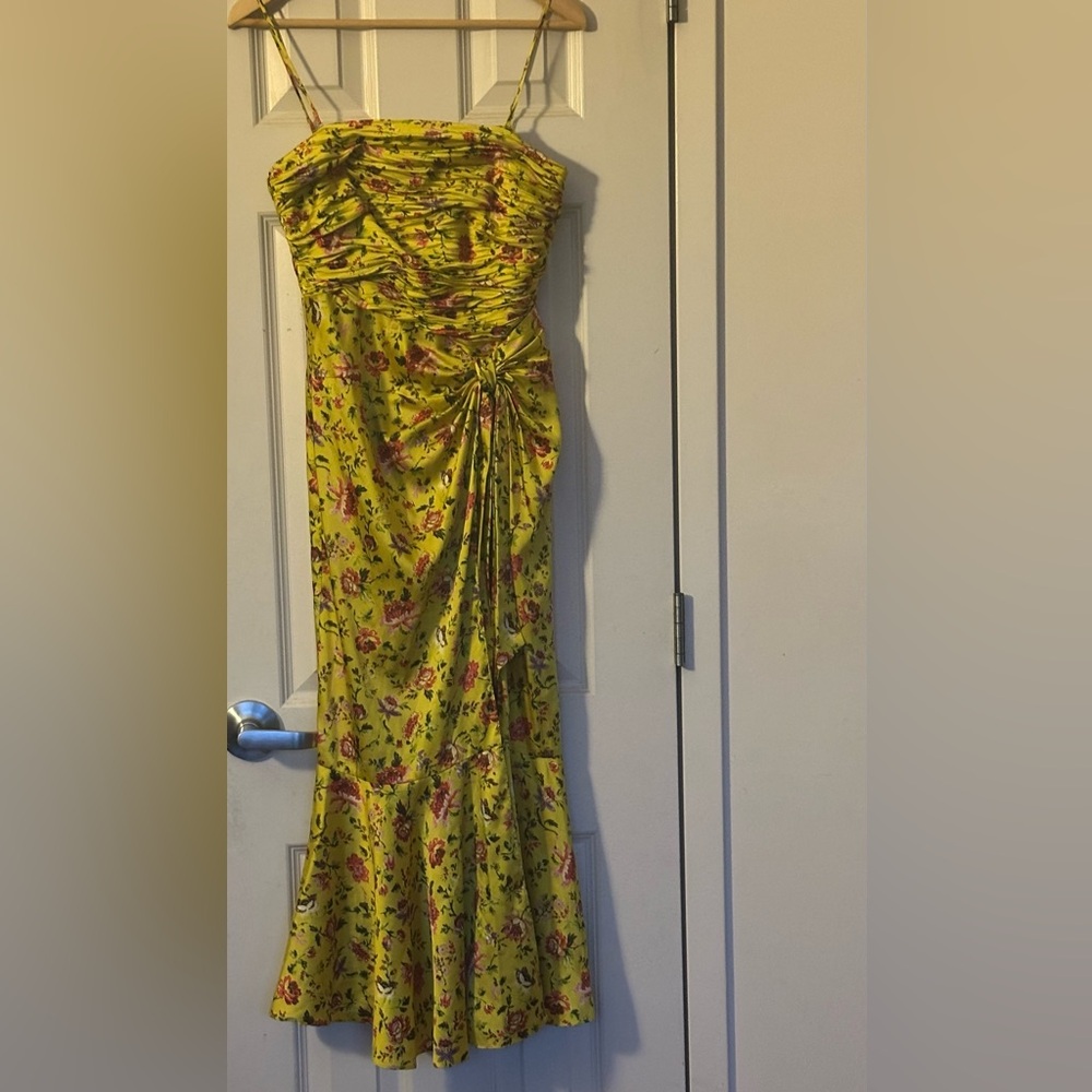 Floral Yellow Dress